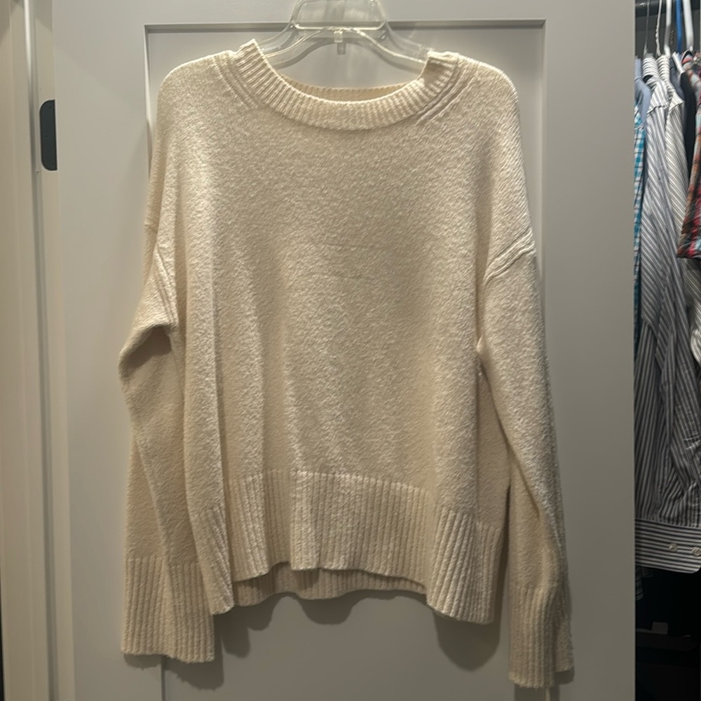 Cream Sweater by 525